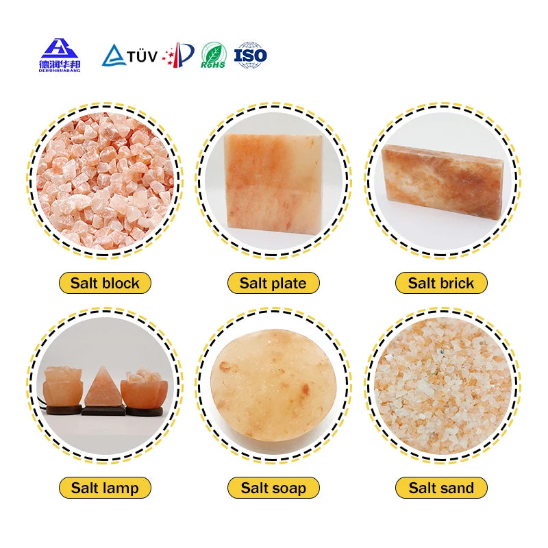 Natural Himalayan Salt Bricks From China Manufacture Salt Block Sand for Nautical Buddhist Love Nautical Styles Salt Lamps