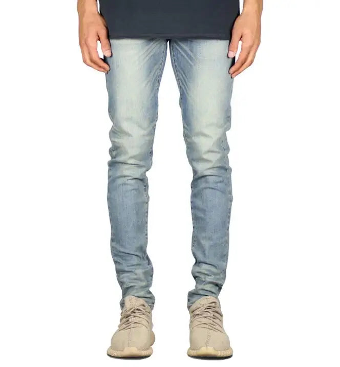 New Regular Fit Men's Jeans Black Slim Denim Pants Fashion Trend Straight Denim Casual Men's Jeans