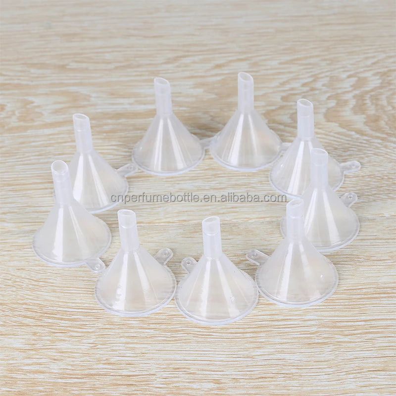 MUB Mini Transparent Plastic Tool for Perfume & Essential Oil Bottle New Style Meter & Transparent Funnels Single Pack