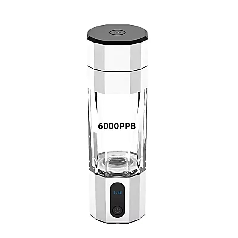 Moneng 6000PPB H2 Electric Portable Hydrogen Water Cup Generator Inhaler Rich Hydrogen Water Bottle Featuring SPE/PEM Water