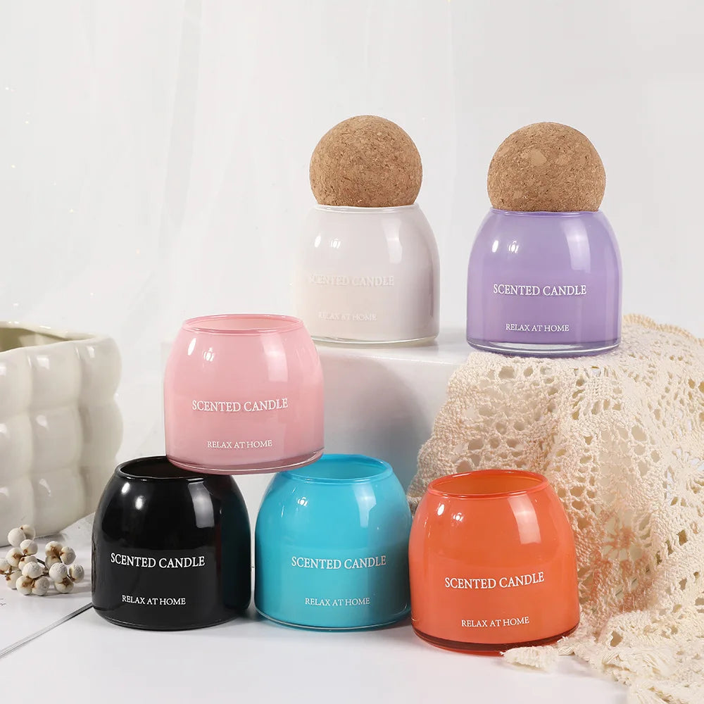 2025 Trending Luxury Fragrance Scented Candles Set by Soy Wax with Glass Ceramic Candle Jars for Birthday Christmas Home D��cor