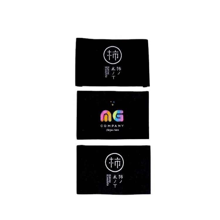 Hot-sell China Factory Woven Labels Clothing Shoes Bags Woven Labels Washable Cotton Garment Tags Accessories