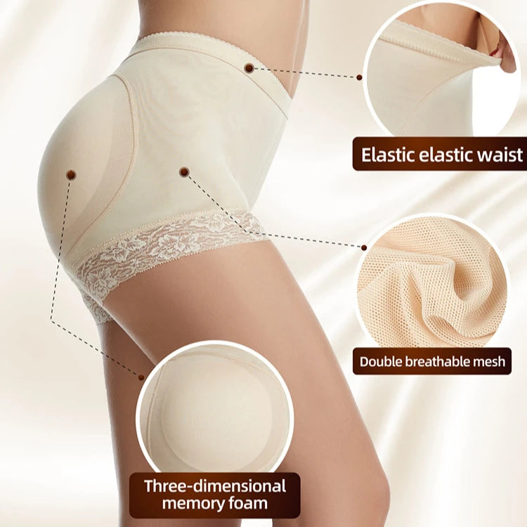 Daily Comfort Breathable False Buttock Lifting Padded Slimming Stomach Spandex Butt Lifter