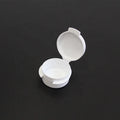 5 ml White Cosmetic Flip Top Plastic Bottle with Cap for Face Cream Eye Cream Lotion Blush Loose Powder False Eyelashes Jars