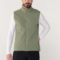 Men's Casual Spring Stylish Warm Insulated Woven Nylon Vest Stand Collar Full Zip Sleeveless Jackets OEM Service