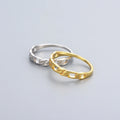 Latest Gold Finger Ring Minimalist Rings 925 Sterling Silver Link Chain Ring