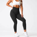 Hip pleats pleats lifting hips revealing waist snowflakes seamless fitness yoga pants cropped pants