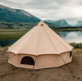 Woqi Luxury Glamping Cotton Canvas Bell Tent Outdoor Big Party Tent Water Proof Round House Tent MegaBDM