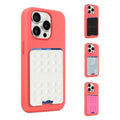 Suction Phone Card Holder Phone Wallet for iPhone and Android Hands-Free Sticky Phone Grip Card Holder for Videos and Selfies