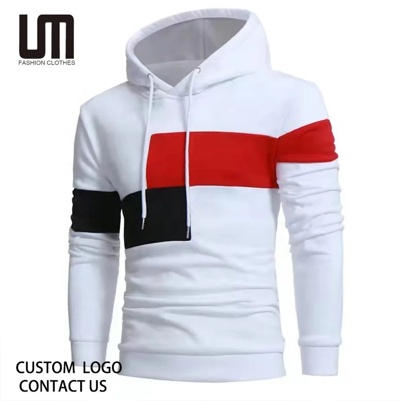 Liu Ming Clearance Sales Custom Logo Men s Clothes Hoodies Pullover Sportswear Running Tracksuit Patchwork Sweatshirts