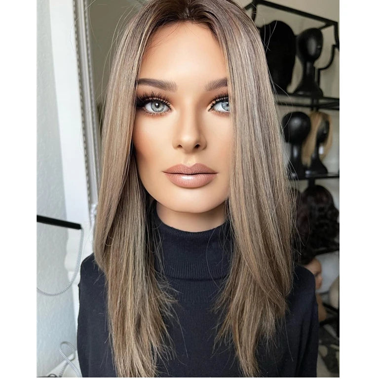 12A Quality Ombre Blonde Color Bob Wig Natural Look 100% Virgin Human Hair Lace Front Wigs for Women