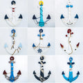 Mediterranean Decor Wooden Ship Model HYB03 Eco-Friendly Nautical Anchor Decor
