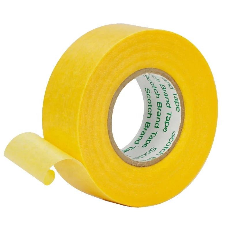 2688 Japanese Flat Paper Paint Masking Tape Single Sided Pressure Sensitive Waterproof 0.08mm Thick Acrylic 18mm X18M 700 Per