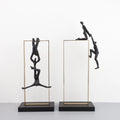 Character Sculpture Soft Decoration Ornament Metal Frame Character Ornament Home Decoration Crafts Ornament