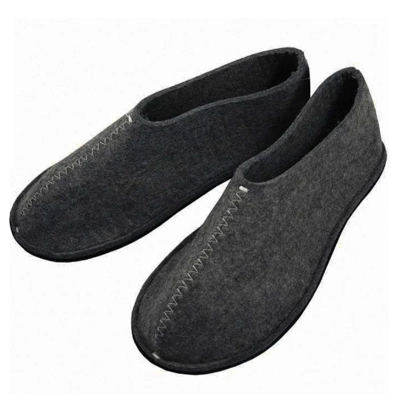Felt Clog Slippers Custom Winter Warm Felt Clogs Womens Breathable Felt Mules Soft Home Slippers