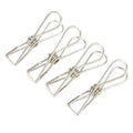 Binder Clips Stainless Steel Paper Clamps for Office Document Clamp File Clips