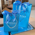 Wholesale Ribbon Handle Packaging Bag Retail Jewelry Luxury Wedding Boutique Small Gift Paper Bag for Small Business with Logo