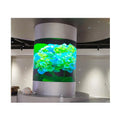 P1.538 320*160mm Sign Board Cylindrical Circle Round Curved Led Screen Wall Flexible Indoor Soft Led Display