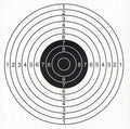 17*17cm 100pcs/bag Outdoor Shooting Target Practice Paper Cardboard Targets