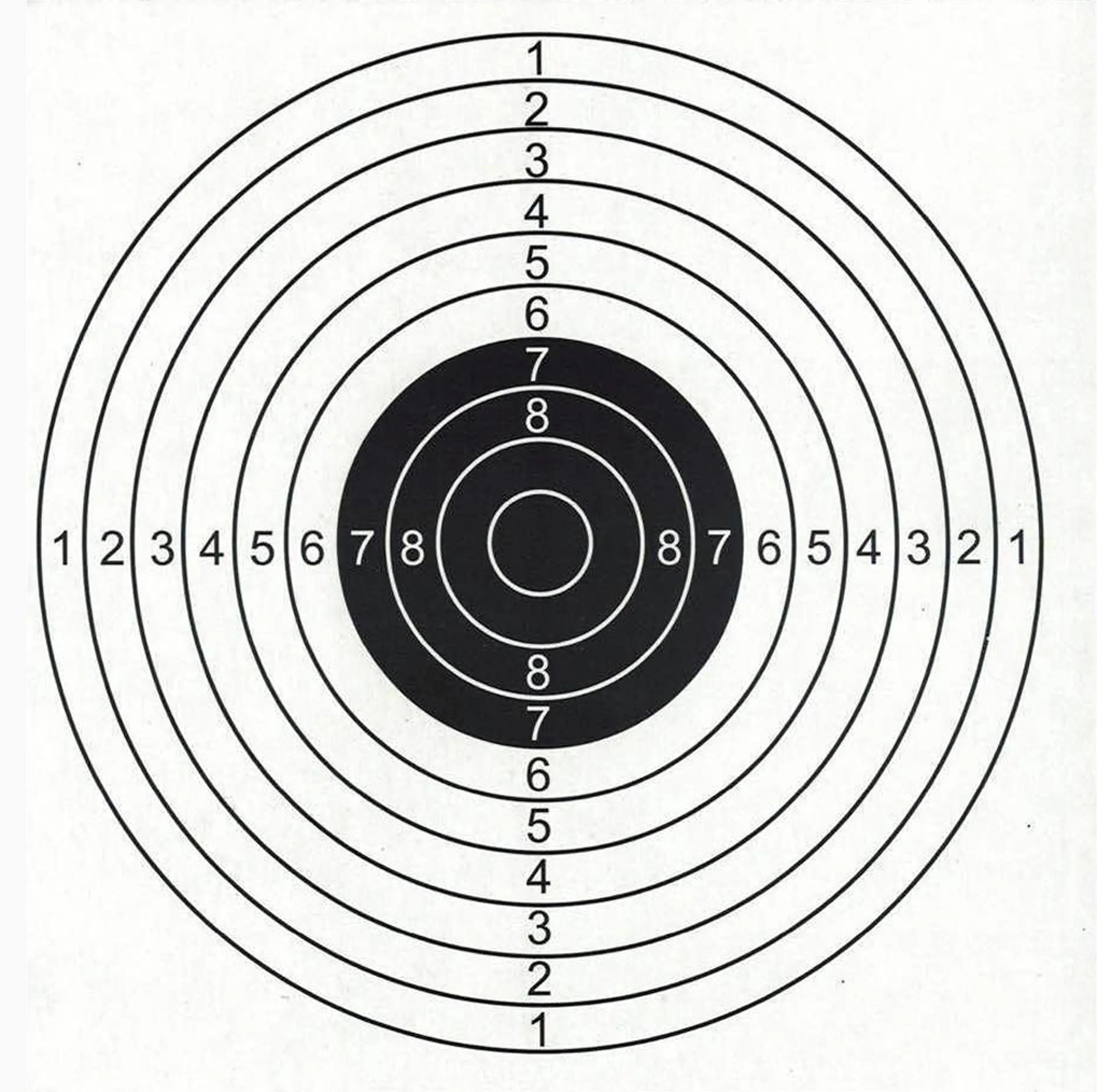 17*17cm 100pcs/bag Outdoor Shooting Target Practice Paper Cardboard Targets