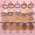 OEM&ODM Waterproof Long Lasting Lip Cheek Bronzer Palette Face Big Volume Pressed Powder Contour Compact