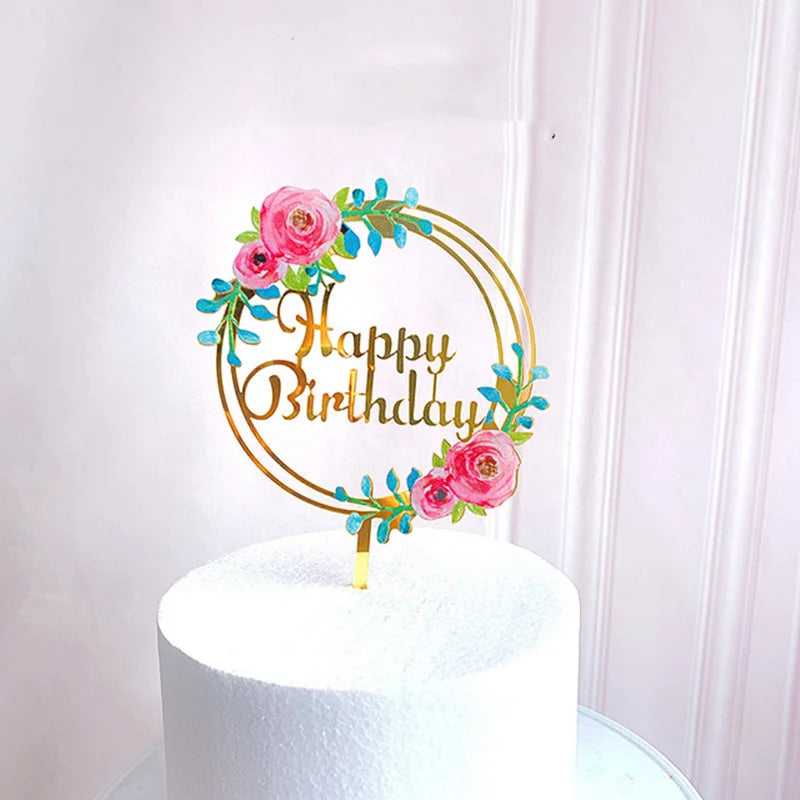 Valentine's Days Cake Toppers Clear Blank Acrylic Cake Topper Cake Topper Custom MegaBDM