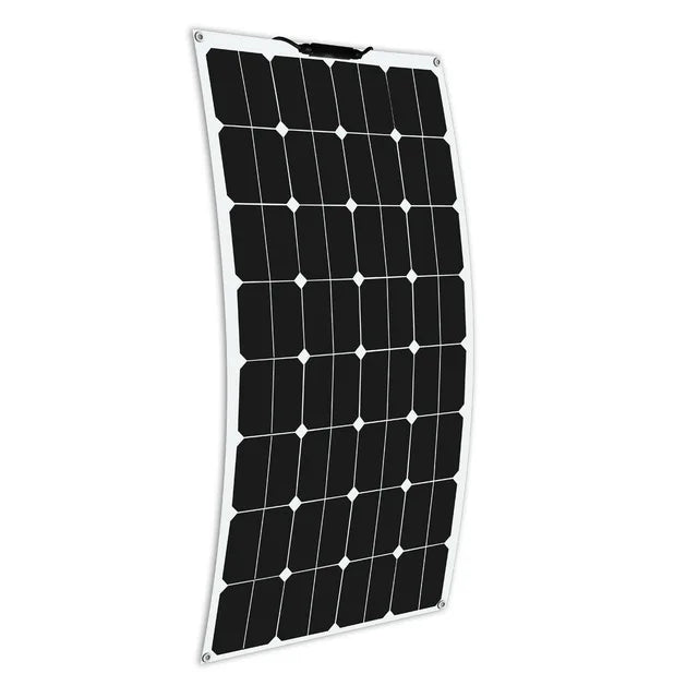 100W SOLAR PANEL Flexible Kit Light Semi Solar Panel for Caravan Homes Energy Monocrystalline Cell 100w 100 Watt 12v