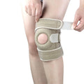 Aolikes Hinged Comfort Knee Support With Compression Band Reduce Joint Knee Pain With Dual Stabilizers&Pate Patella EVA Pads