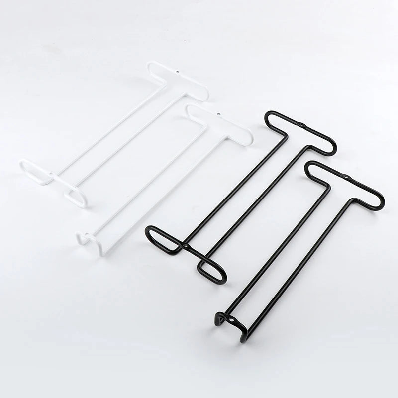 Wholesale Iron Wine Glass Holder for Kitchen Bar Wall Hanging with Carton Box