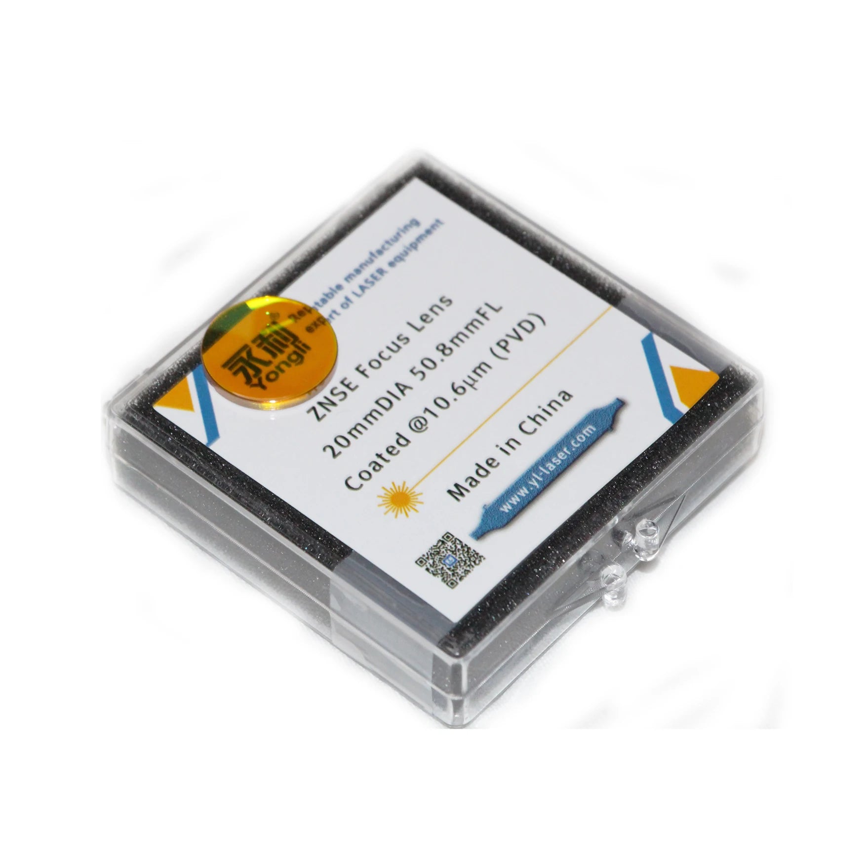 Yongli Factory Price Znse Co2 Laser Lenses D20 F63.5 PVD Lens for Co2 Laser Cutter