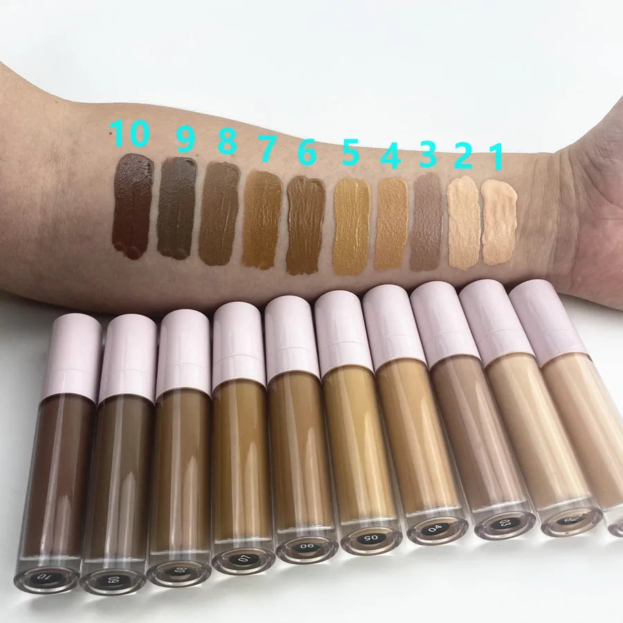 Wholesale High Definition Liquid Concealer Long-Lasting Vegan Cruelty-Free Face Makeup for Skin Customized Private Label