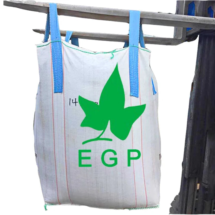 2024 Factory 1 Tonne 1000kg 2200LBS Heavy Duty Made of PP Material Circular U PANEL Tubular FIBC Super Sack Big Jumbo Bag