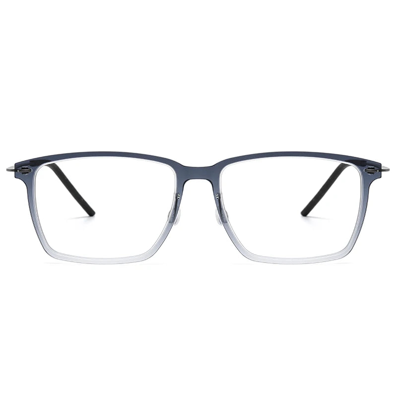 SH6505 Wholesale Big Face Titanium Titanium Eye Glasses Frame Retro Nylon Frame Eyeglasses