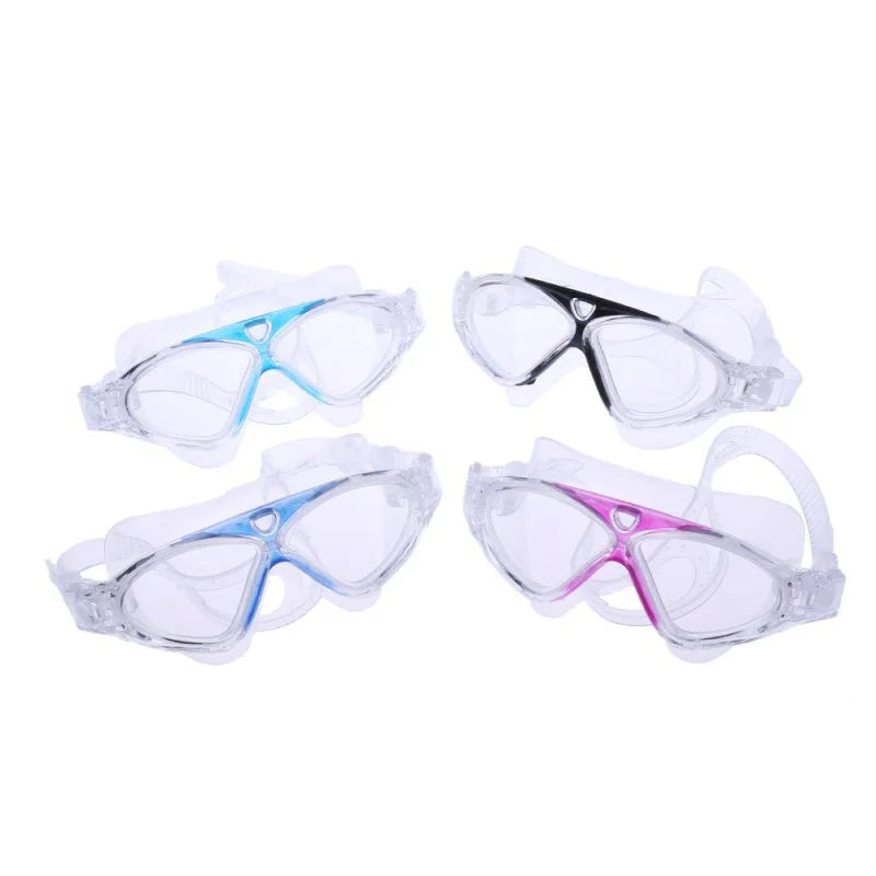Factory Direct Supply Pc Material Adult Waterproof Anti-Fog Hd Diving Swimming Eye Glasses