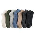 Cheap Wholesale Socks Men's Summer Solid Color Ankle  Boat Socks Summer