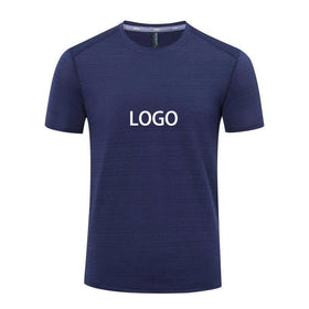 Wholesale High Quality Fit Sport T-shirts Custom Quick-dry Polyester Spandex Running Fitness T-Shirt Men Gym T Shirts