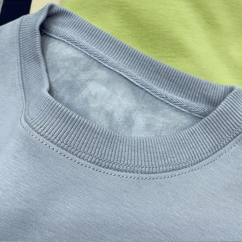 Men Blank Sweatshirt Custom Logo Heavyweight Sweatshirt Fox Wool Soft Sweatshirts for Men