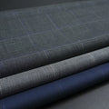 2024 New Style STOCK Worsted Merino Wool Fabric Italian Suit Fabric Wool/Polyester Fabric for Men Suits