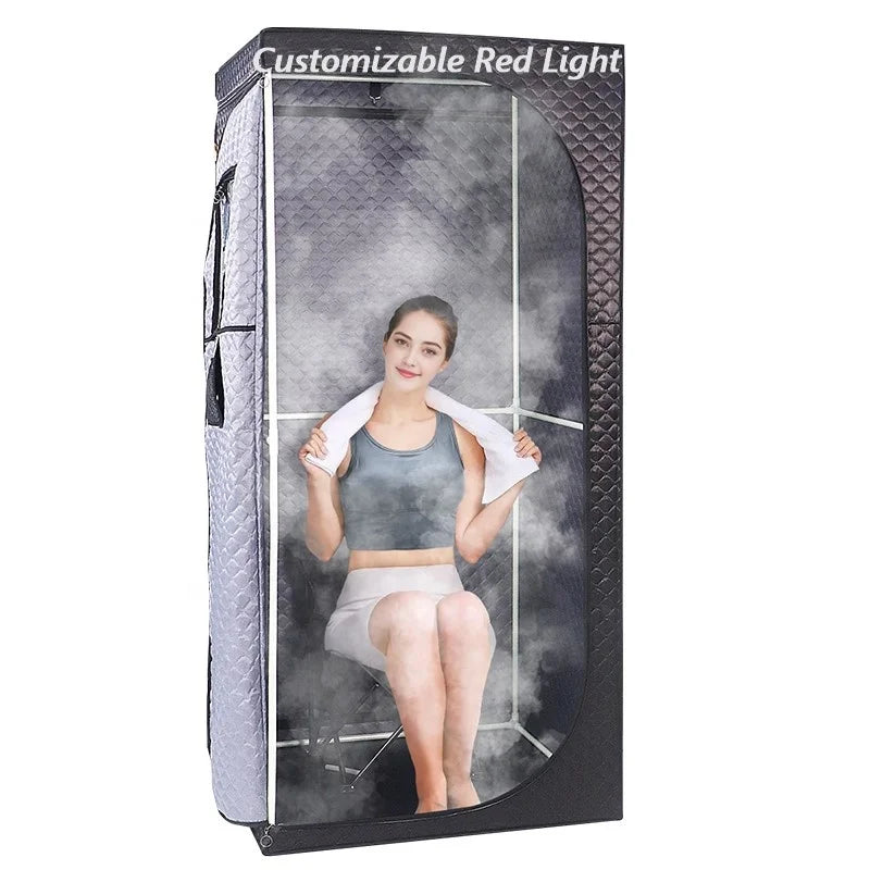Fumei Portable Modern Living Room Spa Sauna Tent Red Light Steam 1 Person Folding Full Body Wet Sauna