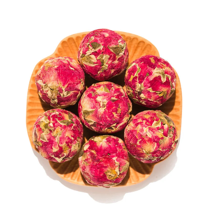 Supply OEM Rose Petal Blooming Tea Ball Dry Rose Bud Dragon Tea with Your logo