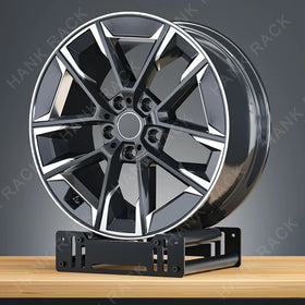 Alloy Wheel Display Stand Rack Showroom Car Rim Wheel Display Base
