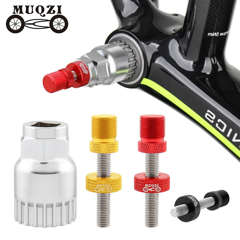 MUQZI Bike Bottom Bracket Installation Removal Tools Square Hole Spline Bottom Bracket Anti Drop Tool Repair Tool