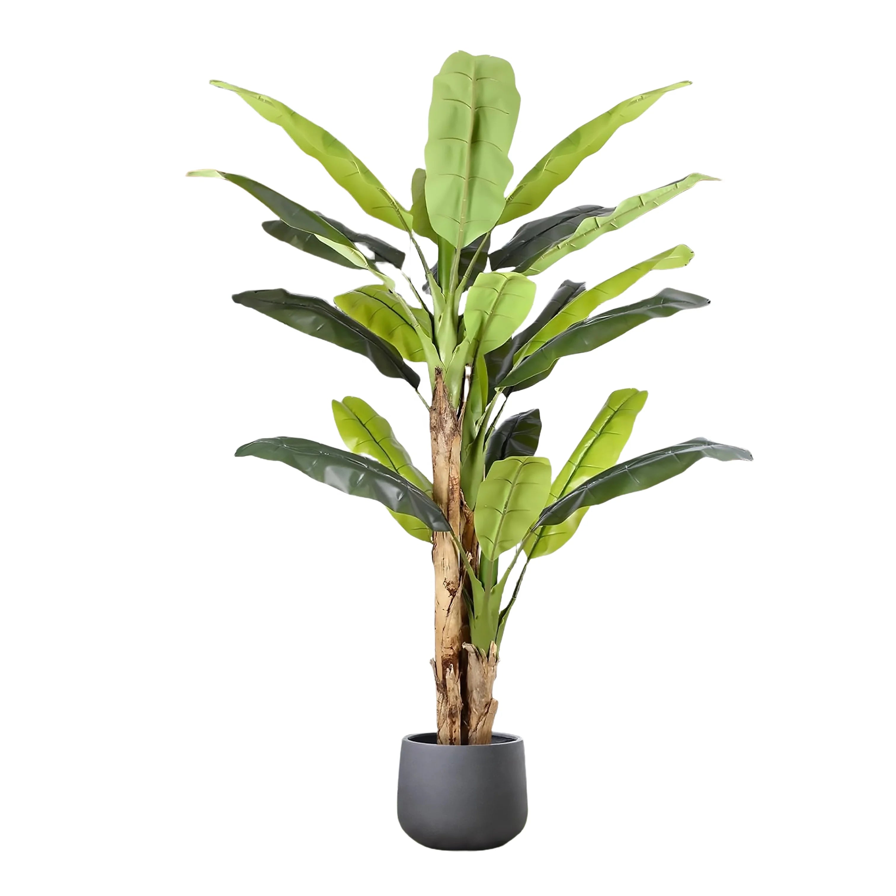 260CM 8.5FT High Simulation KD Packing Large Green Leaves Faux Giant Banana Tree Artificial Tree for Outdoor Decorative Plants