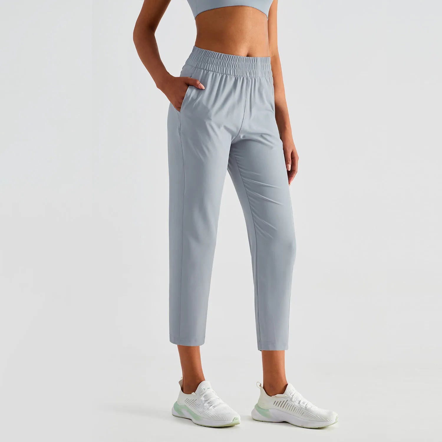 Summer UPF 50+ Anti-UV Women's Pants Loose Casual Cool Feel With Side Pockets Quick Dry High Waist Yoga Pants