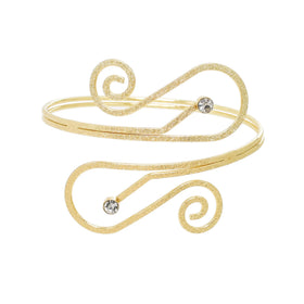 Arm Cuff Symmetrical up and Down ArmBand Cuff Bracelet Bangle for Women