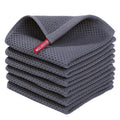 High Absorbent Honeycomb Dish Cleaning Cloth Cotton Waffle Weave Kitchen Tea Towel Rag