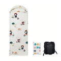 Milicamp Ultralight Mummy Style Portable Outdoor Winter Camping Sleeping Bag Cotton Filling Standard Length for Cold Weather