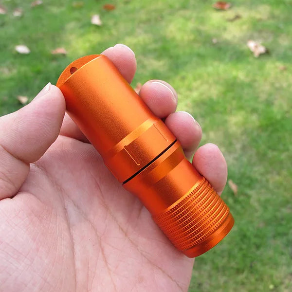 IRONDOENKY Aluminum Alloy Portable Survival EDC Outdoor Waterproof Climbing Tank Box