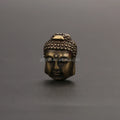 Factory Direct CA798 Hand-made Solid Copper Buddha Head Auspicious Beast Between Two Sides Brass Vajra Bodhi Accessories