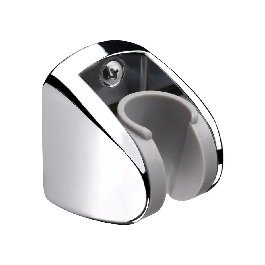 Hongdec Wall Mount Adjustable Shower Bracket with Handheld Shower Head Holder Chrome Finish Modern Design Box 3-Year Warranty MegaBDM